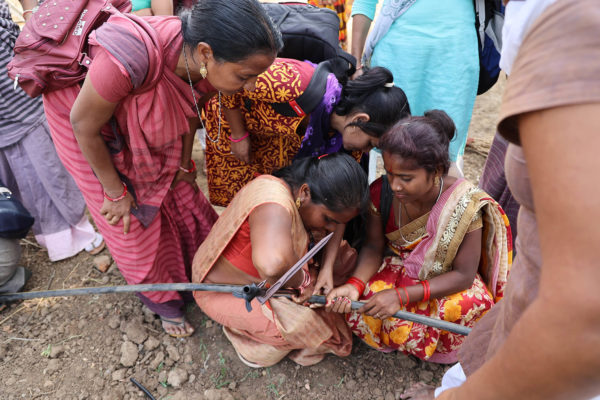A group of Indian women part of SEWA sisters